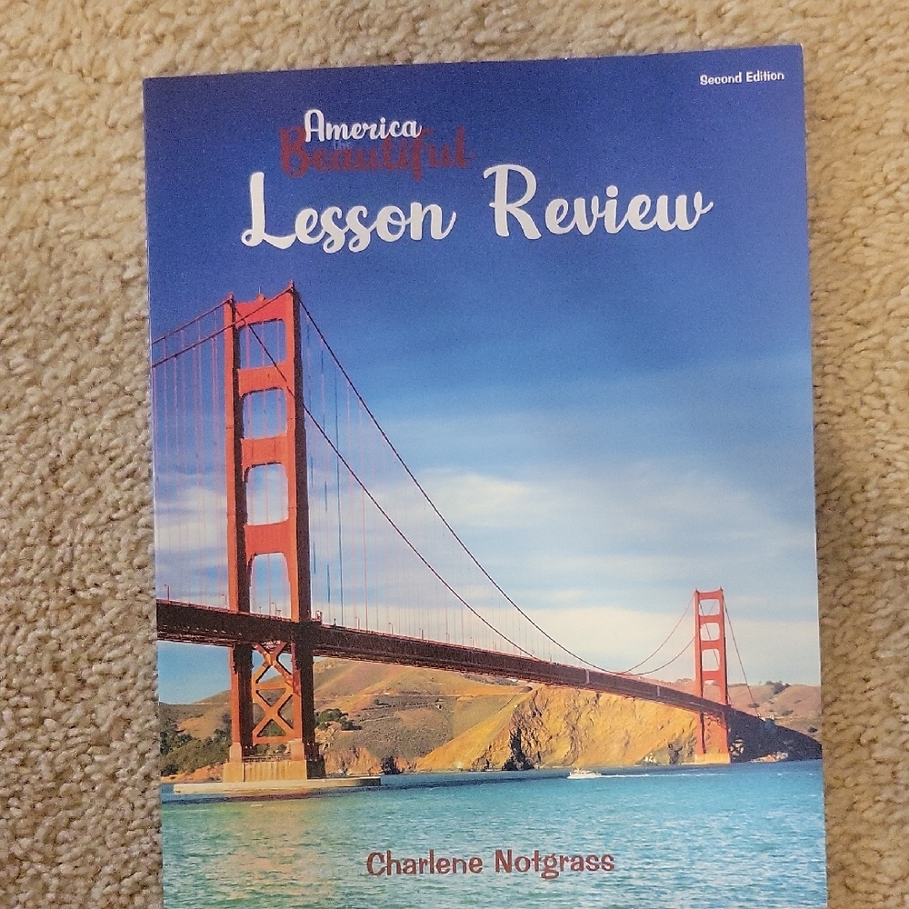 America The Beautiful Notgrass History Lesson Review - Good Condition - Preowned